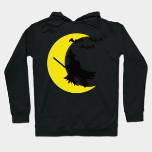 Halloween, holiday, decorations, witch, bats Hoodie